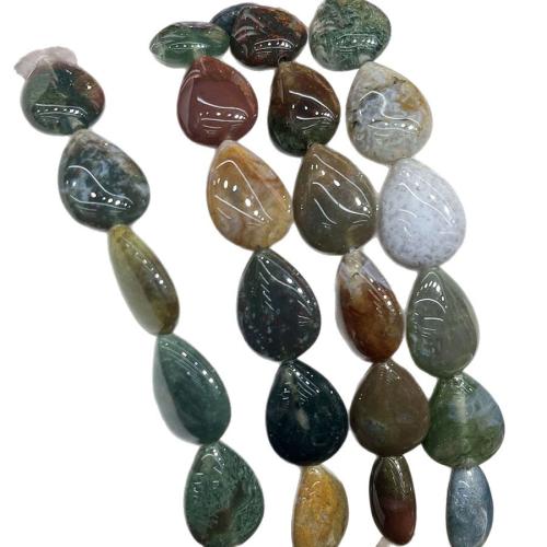 Natural Indian Agate Beads, DIY, mixed colors, 13-18mm cm [
