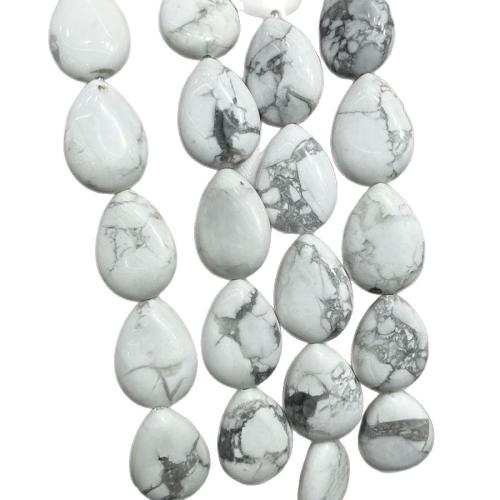 Perles de pierre gemme unique, Magnésite, larme, DIY, couleurs mélangées, 13-18mm cm, Vendu par brin