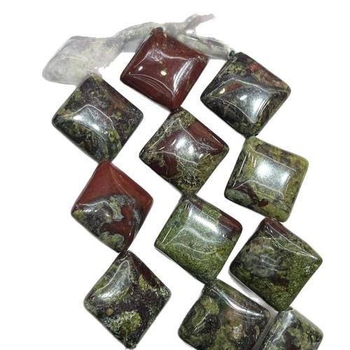 Perles de pierre gemme unique, Dragon-Blood-pierre, Losange, DIY, couleurs mélangées, 15mm cm, Vendu par brin
