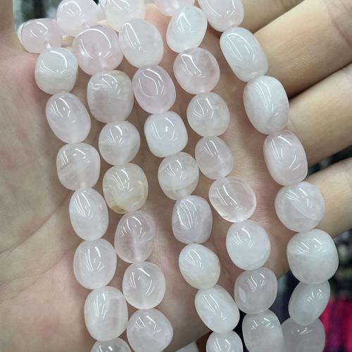 Perles en Quartz Rose naturel, DIY, rose cm, Vendu par brin[