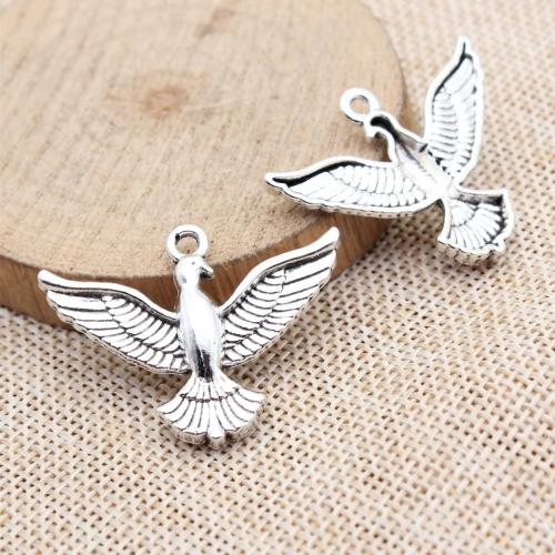 Zinc Alloy Animal Pendants, Eagle, plated, DIY 