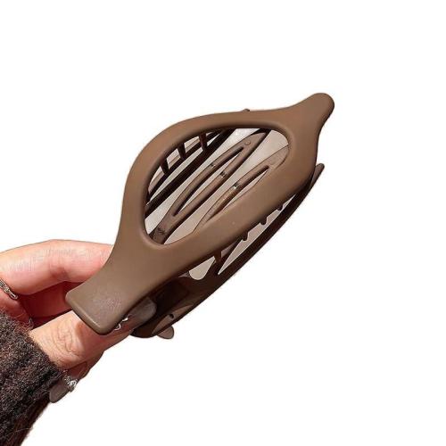 ヘアクロウクリップ, プラスチック, 焼きつけニス, 女性用 & くり抜き, 無色, 120mm, 売り手 パソコン