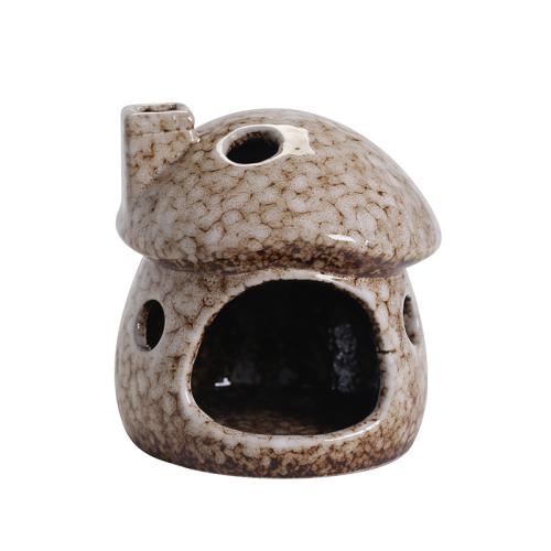 Porcelain Incense Burner, mushroom, handmade, for home and office [