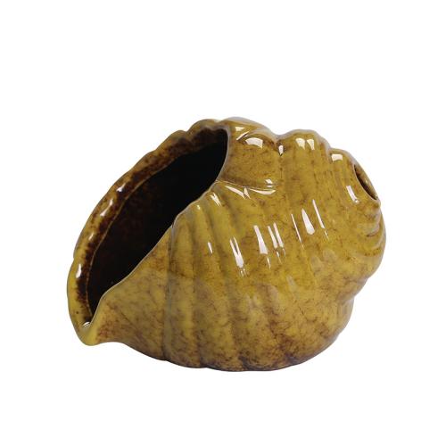 Porcelain Incense Burner, Conch, handmade, for home and office [