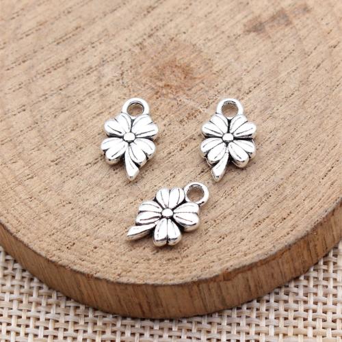 Zinc Alloy Clover Pendant, Four Leaf Clover, plated, DIY 