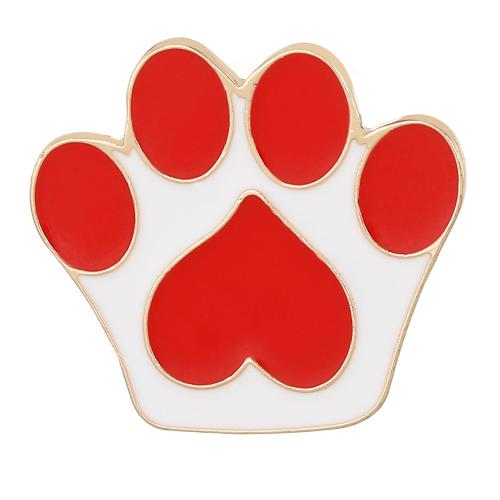 Broche émail, alliage de zinc, Griffe, Placage, bijoux de mode & unisexe, doré, Vendu par PC