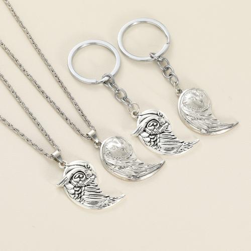 Zinc Alloy Necklace, plated, 2 pieces & Unisex 