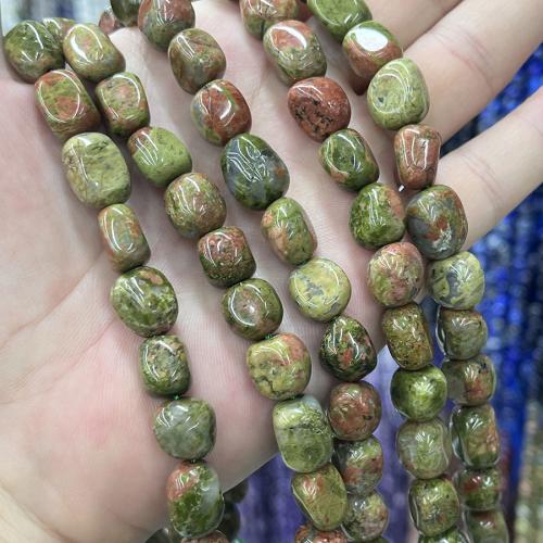 Unakite Beads, DIY, mixed colors cm 