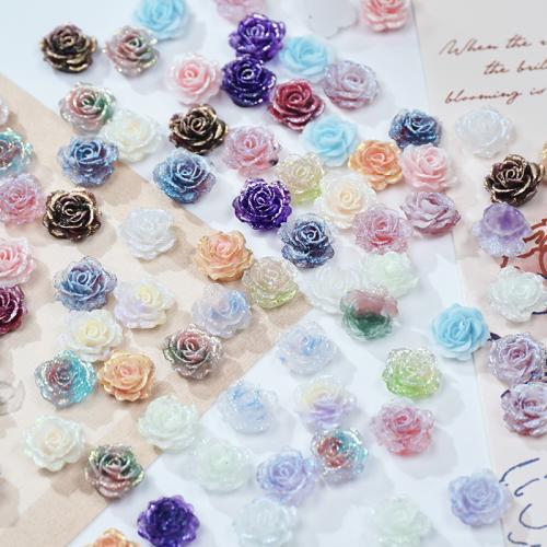 Мобильный телефон DIY Kit, Мягкий ПВХ, Роуз, Много цветов для выбора, 10mm, 200ПК/сумка, продается сумка