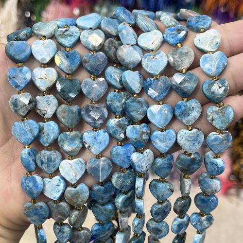 Апатит бисер, Апатиты, с Seedbead, Сердце, DIY, разноцветный, 12mm, длина:38 см, продается Strand