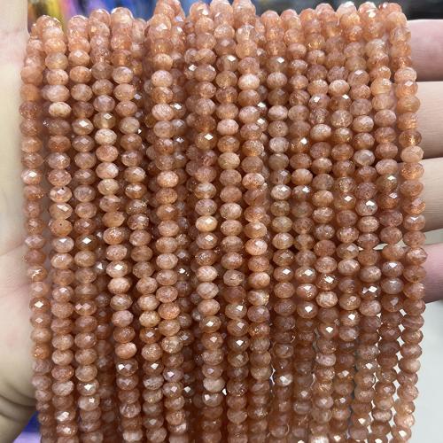 Pierre de soleil naturelle, pierre du soleil, DIY, couleurs mélangées cm, Vendu par brin[