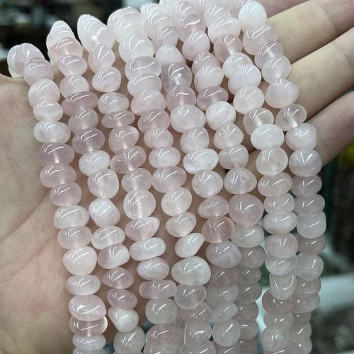 Natural Rose Quartz Beads, DIY, pink, 7-12mm cm [
