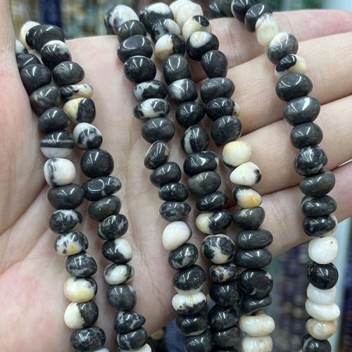 Zebra Jasper Bead, DIY, mixed colors cm 