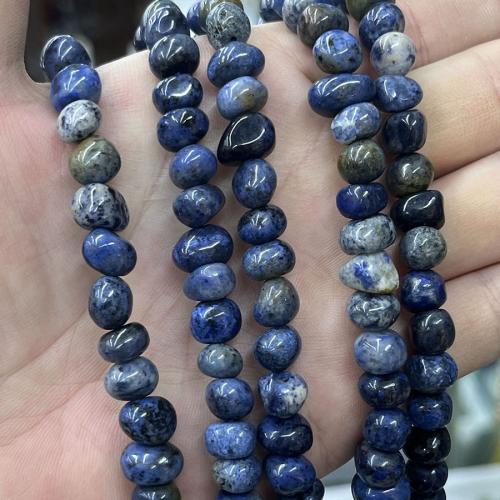 Perles en sodalite, DIY, couleurs mélangées cm, Vendu par brin[