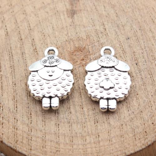 Zinc Alloy Animal Pendants, plated, DIY 