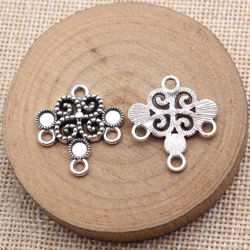 Hohle Zink Legierung Anschluss, Zinklegierung, plattiert, DIY, keine, 10PCs/Tasche, verkauft von Tasche[