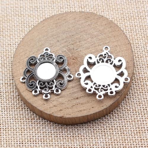 Hohle Zink Legierung Anschluss, Zinklegierung, plattiert, DIY, keine, verkauft von PC[