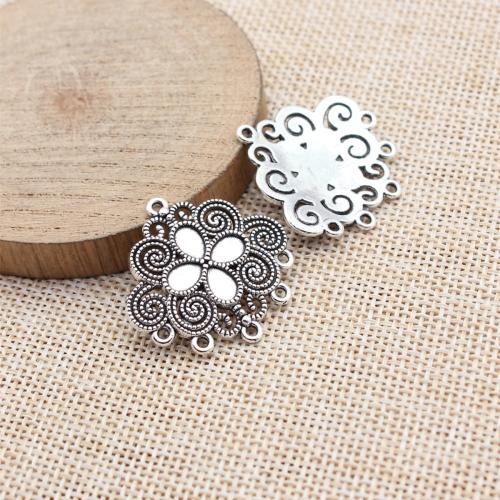 Hohle Zink Legierung Anschluss, Zinklegierung, plattiert, DIY, keine, verkauft von PC[