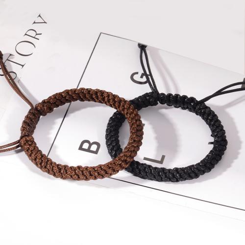 Cordón de cera Pulsera, hecho a mano, unisexo & trenzado, más colores para la opción, longitud:aproximado 6-10 Inch, Vendido por UD[