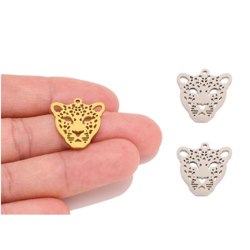 Pendentifs d'animaux en acier inoxydable , Acier inoxydable 304, Placage de couleur d'or, DIY, plus de couleurs à choisir Vendu par sac
