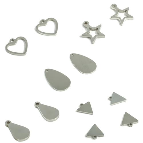 Stainless Steel Pendants, 304 Stainless Steel, gold color plated, DIY, silver color 