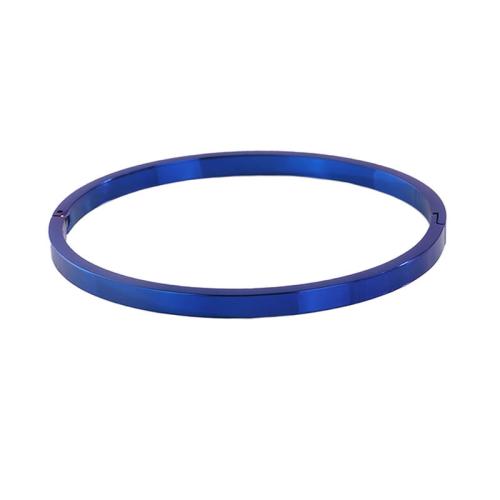 Bracelet en acier inoxydable, Acier inoxydable 304, Placage, bijoux de mode & pour femme, bleu, Vendu par PC