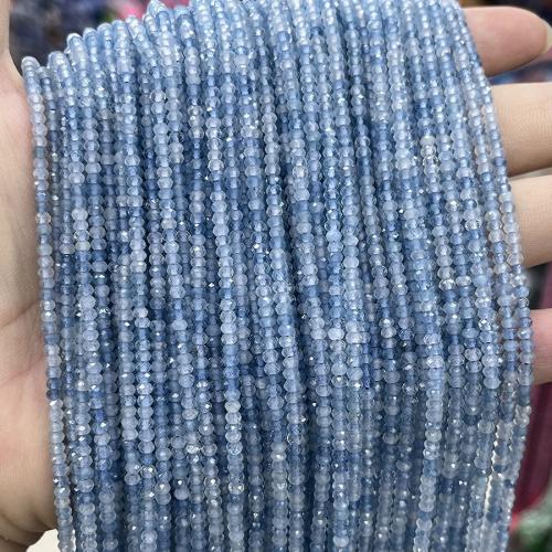 Perles aigue-marine, DIY, couleurs mélangées cm, Vendu par brin