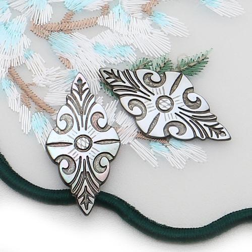 Black Shell Pendant, DIY, mixed colors [