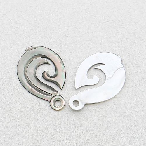 Black Shell Pendant, Black Lip Shell, Anchor, DIY, mixed colors [