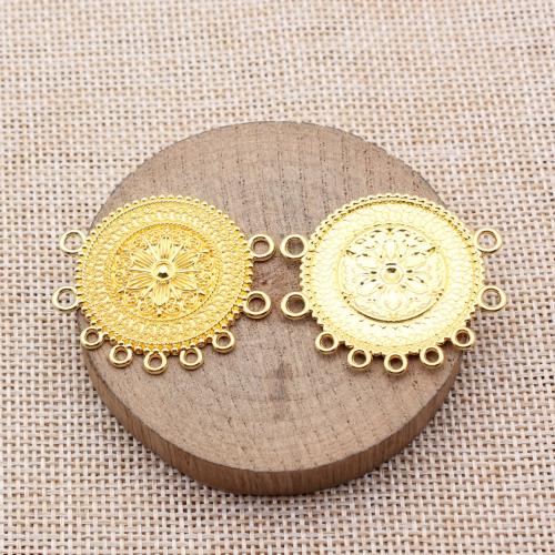 Zink Legierung Anhänger Verbinder, Zinklegierung, rund, plattiert, DIY, keine, 10PCs/Tasche, verkauft von Tasche