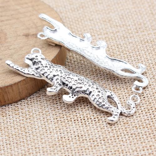 Tier Zinklegierung Schmuckverbinder, Leopard, plattiert, DIY, keine, 5PCs/Tasche, verkauft von Tasche[