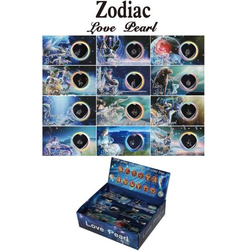 Kit de perles Oyster & Wish, perle d'eau douce cultivée, avec laiton, 12 Signes du Zodiaque, Placage, bijoux de mode, plus de couleurs à choisir, 6-7mm cm, Vendu par fixé