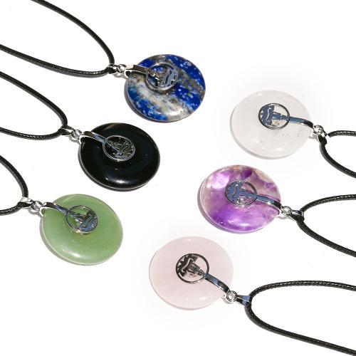 pendentif en alliage zinc à gemme , pierre gemme, avec alliage de zinc, Placage de couleur d'or, DIY, plus de couleurs à choisir Vendu par PC