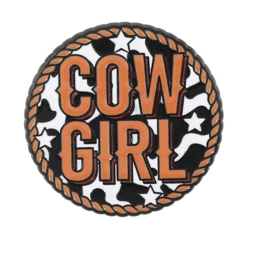 Broche émail, alliage de zinc, Rond, bijoux de mode & unisexe, noire, Vendu par PC