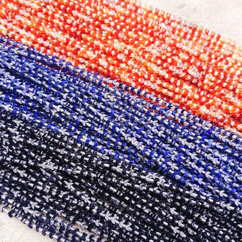 Perles de pierre gemme unique, Placage de couleur d'or, DIY, plus de couleurs à choisir, 4mm Vendu par brin