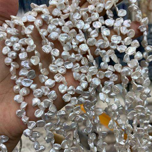 Perles nacres baroques de culture d'eau douce , perle d'eau douce cultivée, DIY, gris cm, Vendu par brin[