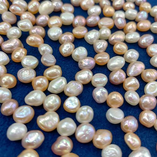 Perles nacres baroques de culture d'eau douce , perle d'eau douce cultivée, DIY, couleurs mélangées, 6-7MM, Vendu par sac[
