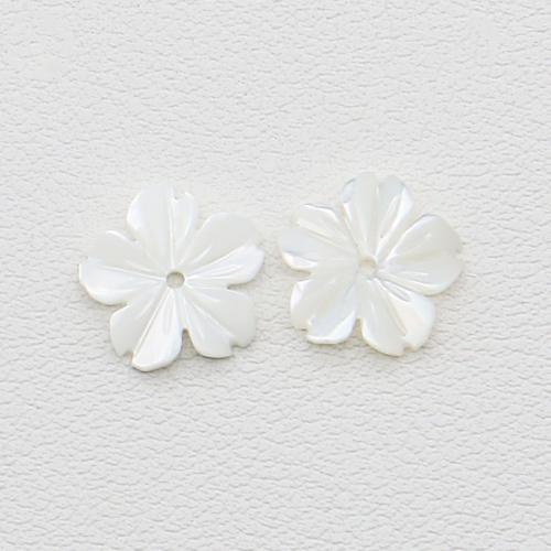 Белые бусины, Белая раковина для губ, Форма цветка, DIY, белый продается PC[