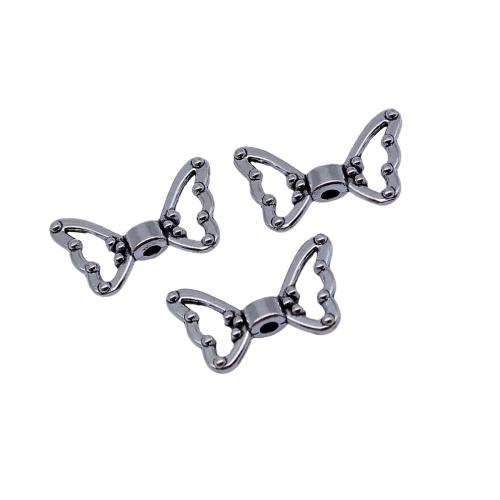 Zinklegierung Schmuckperlen, Schmetterling, plattiert, DIY & hohl, 20PCs/Tasche, verkauft von Tasche