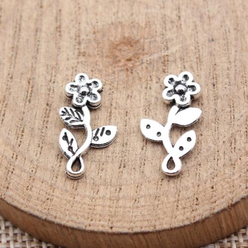 Colgantes de Aleación de Zinc en Forma Flor, chapado, Bricolaje, más colores para la opción, Vendido por UD