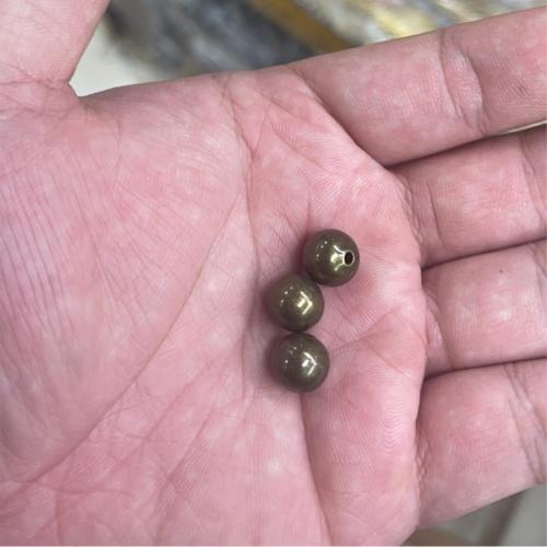 Messing Zwischenperlen, rund, plattiert, DIY & Vollton, antike Bronzefarbe, 7mm, Bohrung:ca. 2.5mm, verkauft von PC[