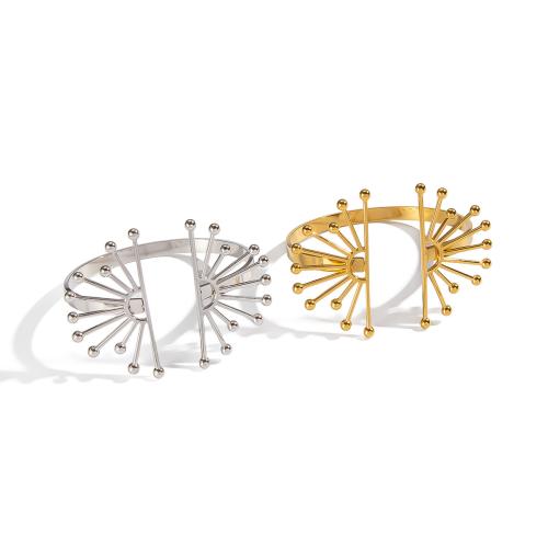 Манжеты браслет из нержавеющей стали, Нержавеющая сталь 304, Другое покрытие, ювелирные изделия моды & Женский, Много цветов для выбора, продается PC[