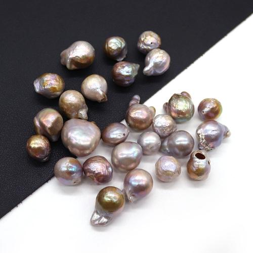 Perles nacres baroques de culture d'eau douce , perle d'eau douce cultivée, Irrégulière, DIY, violet, 10-15mm, Vendu par PC