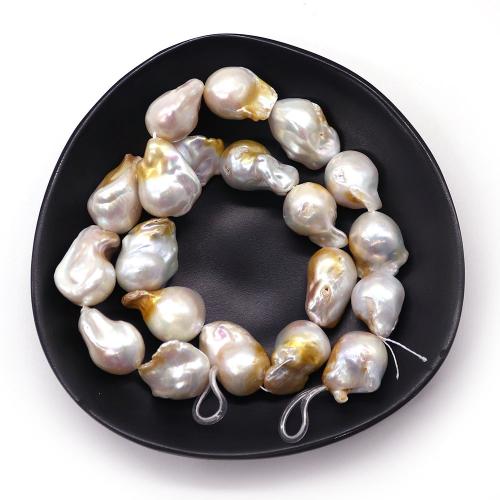 Perles nacres baroques de culture d'eau douce , perle d'eau douce cultivée, DIY, couleurs mélangées - cm, Vendu par brin