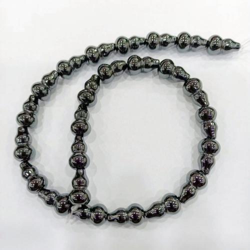 Non Magnetic Hematite Beads, Calabash, DIY, black cm [