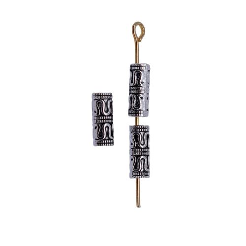 Perles intercalaires en alliage de zinc, pilier, Placage, DIY Vendu par sac[