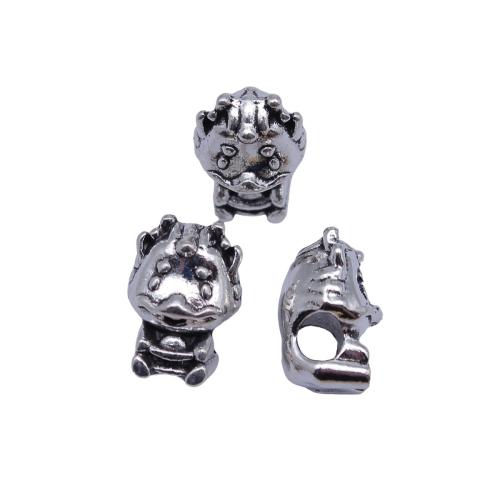 Zinklegierung Schmuckperlen, Drachen, plattiert, DIY, 10PCs/Tasche, verkauft von Tasche