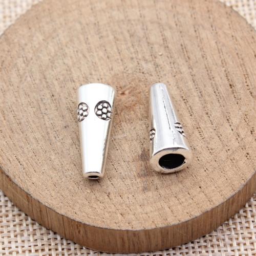 Perles cône en alliage de zinc, Placage, DIY, plus de couleurs à choisir Vendu par sac