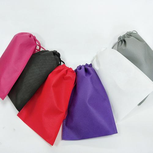 Tissus non tissés Sac drawstring, normes différentes pour le choix, Couleur aléatoire, Vendu par PC
