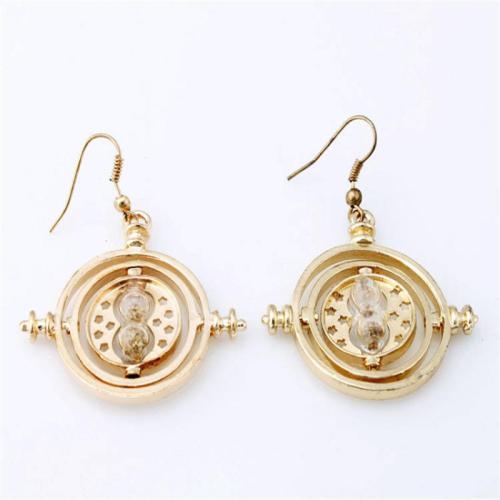 Zinklegierung Tropfen Ohrring, plattiert, für Frau & hohl, keine, 30x40mm, verkauft von Paar[